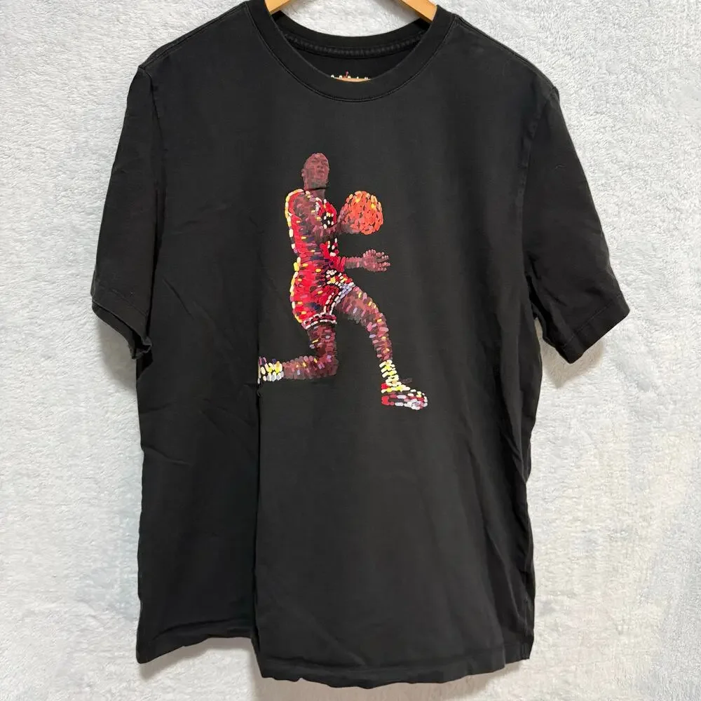 Air Jordan Mens Size XL Black Jumpman Graphic T-Shirt FN6000-010 Cotton